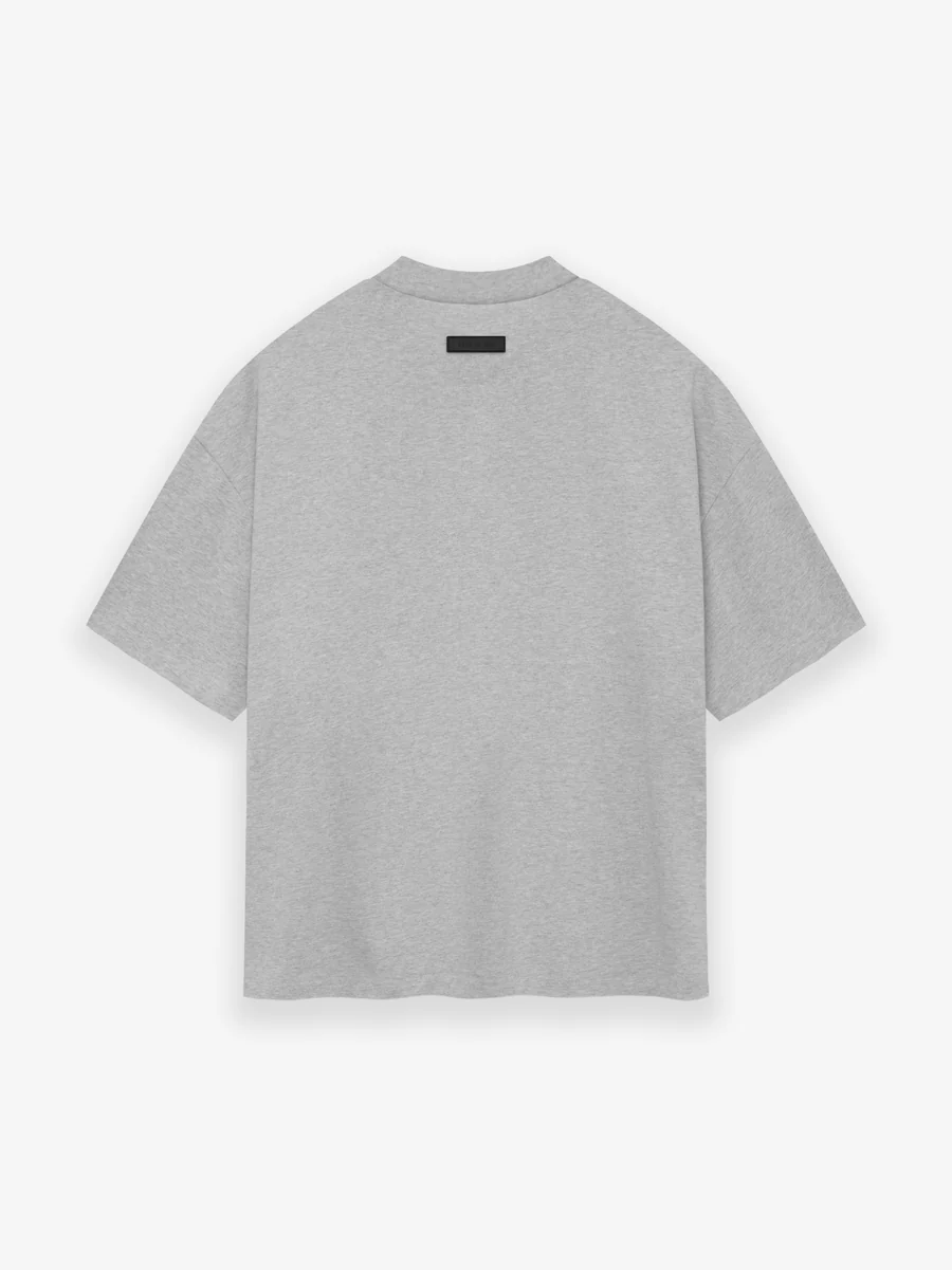 Fear of God Essentials Heavy Jersey T-Shirt - Light Heather Grey (SS24)